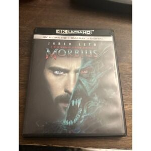 Morbius 4K Ultra HD Blu-ray Marvel Jared Leto Superhero Movie 2-Disc Set 2022